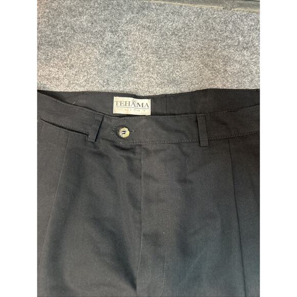 2 Pr. Tehama Shorts Navy /black Clint Golf Rayon Blend 8” Inseam Men's 36 Pleats - Picture 9 of 14